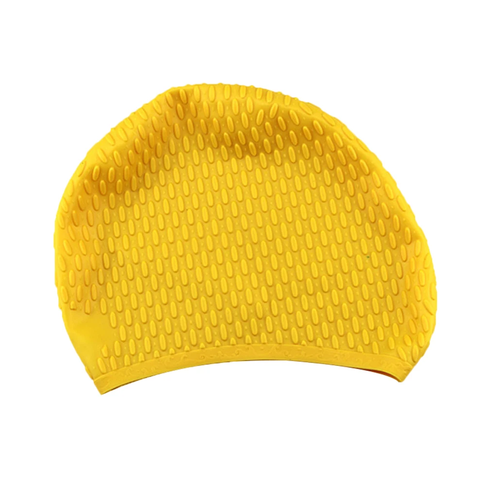 

Swimming Cap Women Silicone Bathing Caps Pool Swimmer Waterproof Hats Hair Protection Comfortable Elastic Design Premium