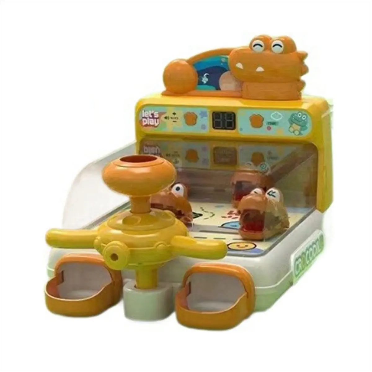 Portable Table Pinball Game for Kids with Music, Educational Marble Toy, Ideal Gift for Children Yellow