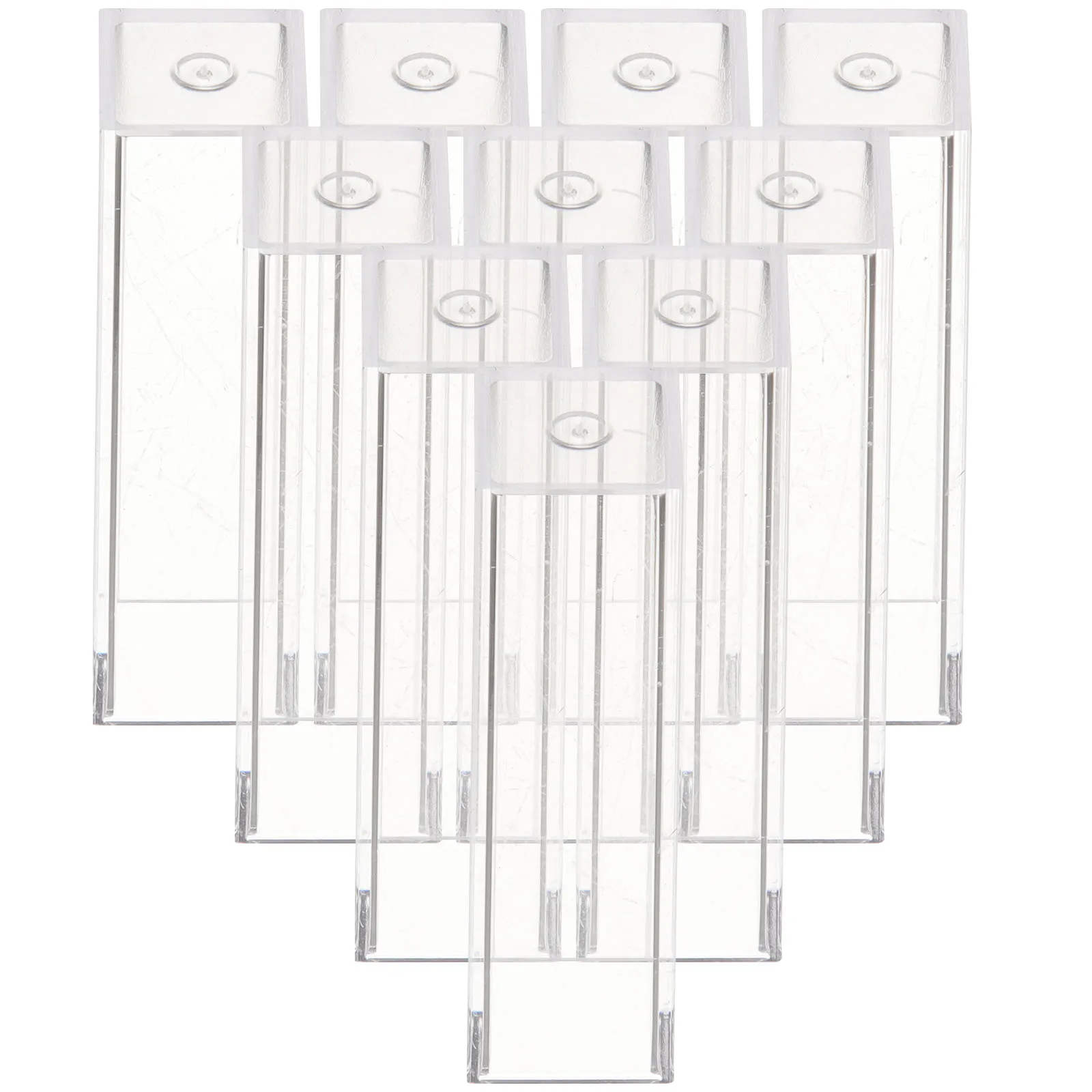

10 PCS Disposable Plastic Cuvette Arrow Mark Standard Laboratory Application Polystyrene Material