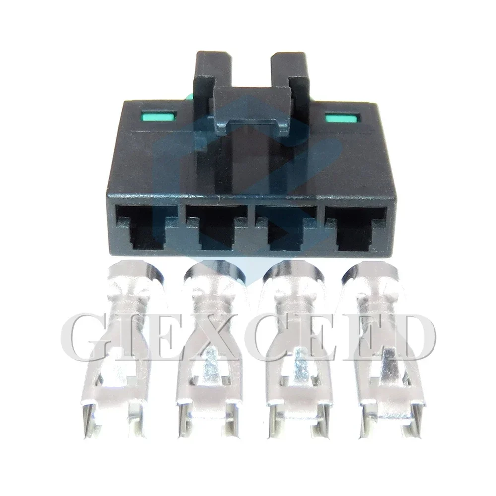 

1 Sets 4 Pin 4.8 Series Auto Wire Connector 12052856 Black Car AC Assembly Wiring Terminal Unsealed Socket 15324456