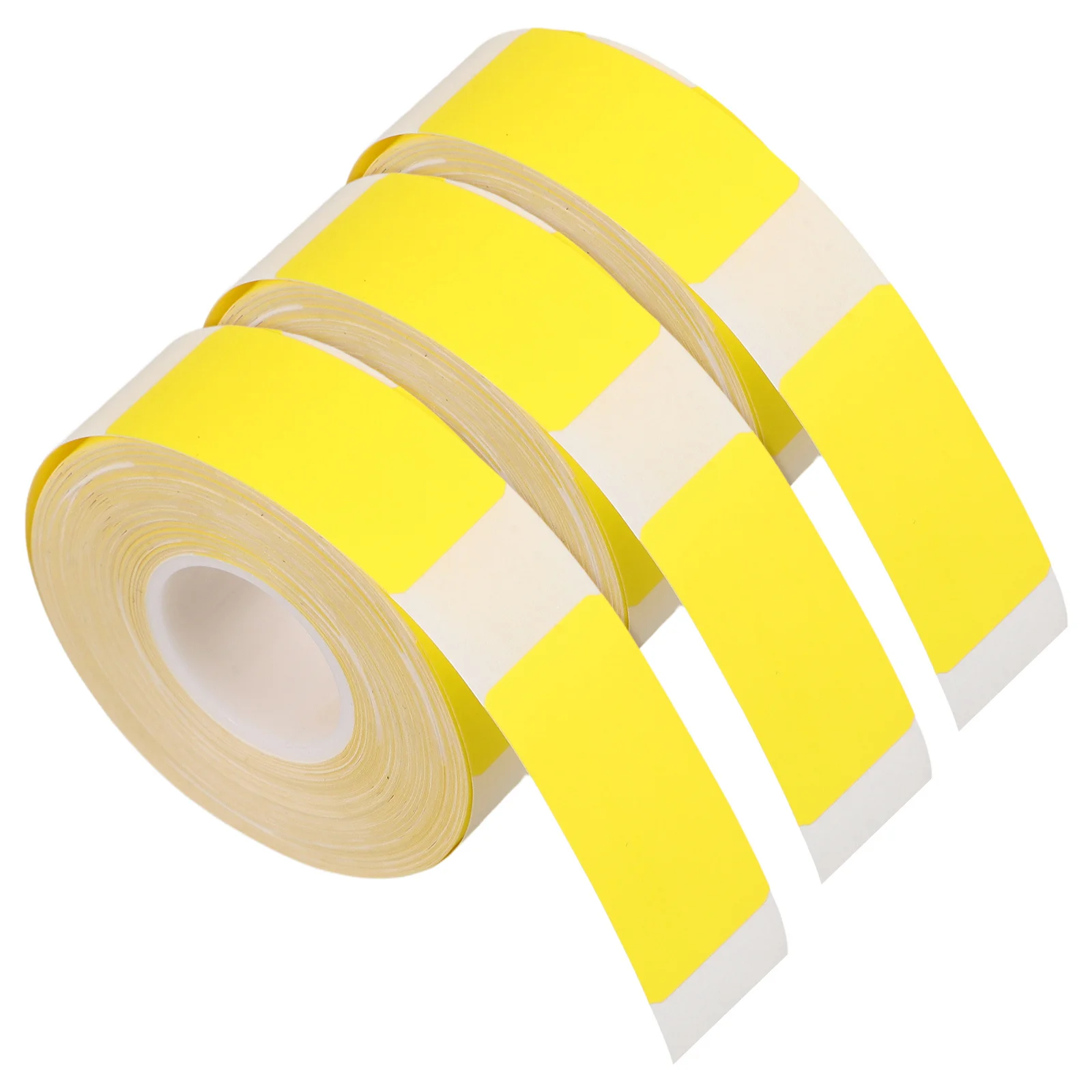 

3 Rolls Label Coloured Sticky Labels Tape Stickers Self-adhesive Home-made Paper Thermal Office Printer