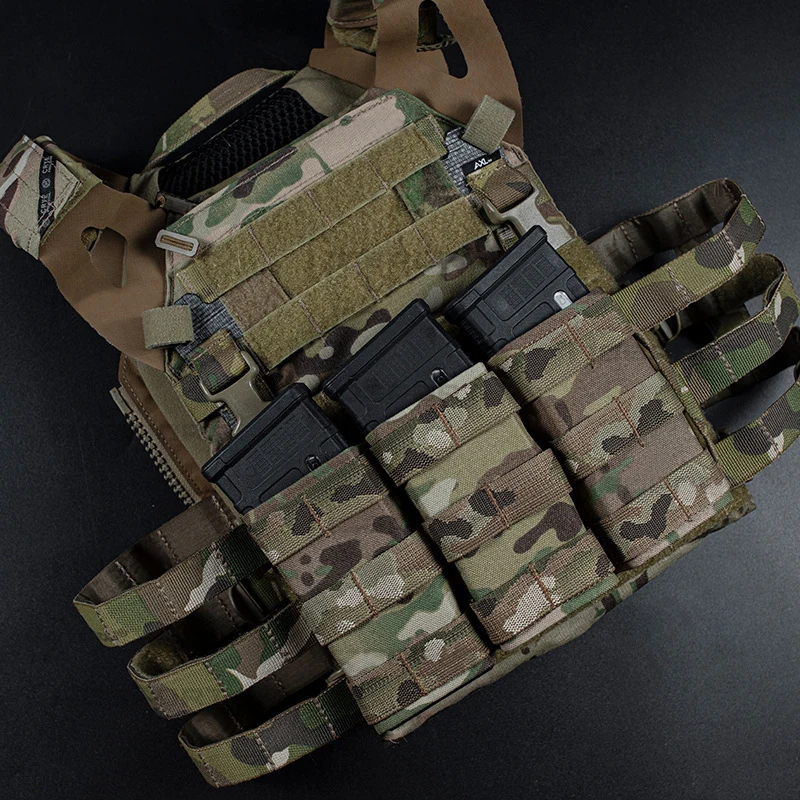 FAST Triple 5.56 Extinction Function Bag (High) Magazine Bag Tactical Equipment Expansion Accessories Adapt To MOLLE System