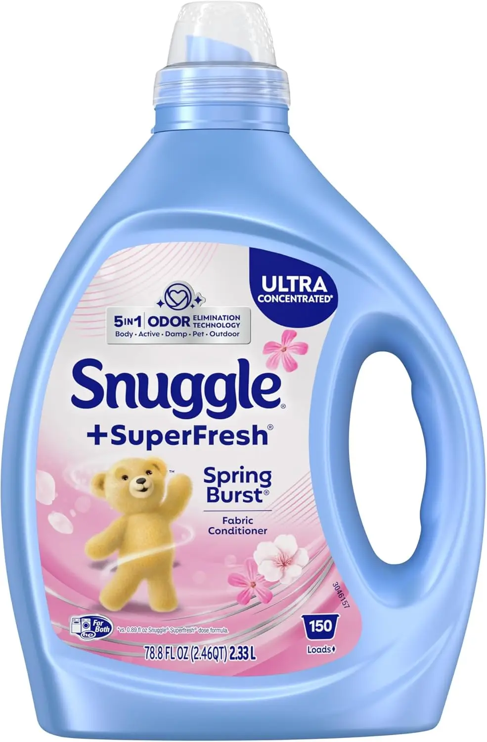 

Ультраконцентрированный кондиционер для белья, 78,8 унций (на 150 стирок), аромат весенней свежести, устраняет запахи и статическое электричество