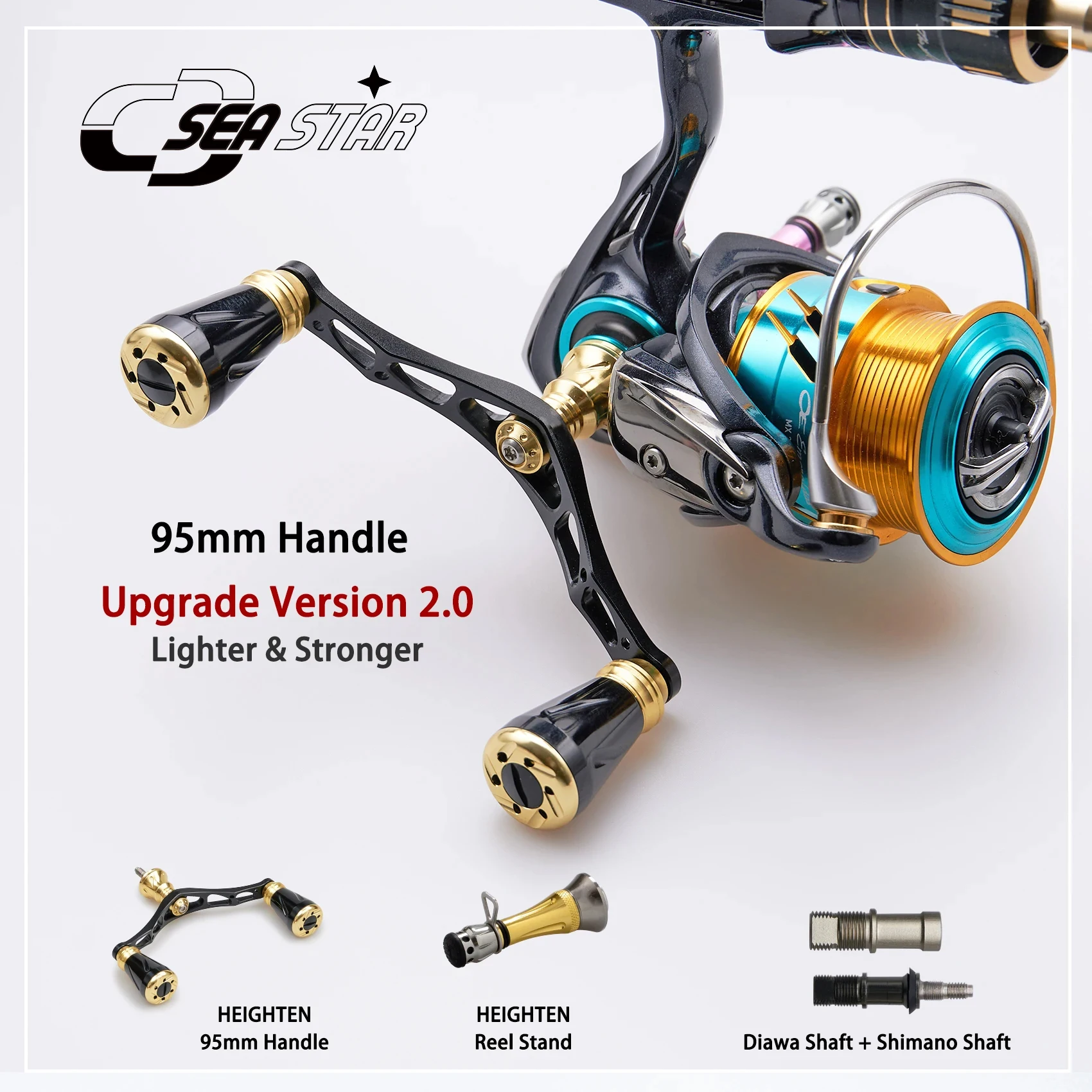 Reel Handle 95mm for  Shimano and Daiwa Spinning Reel