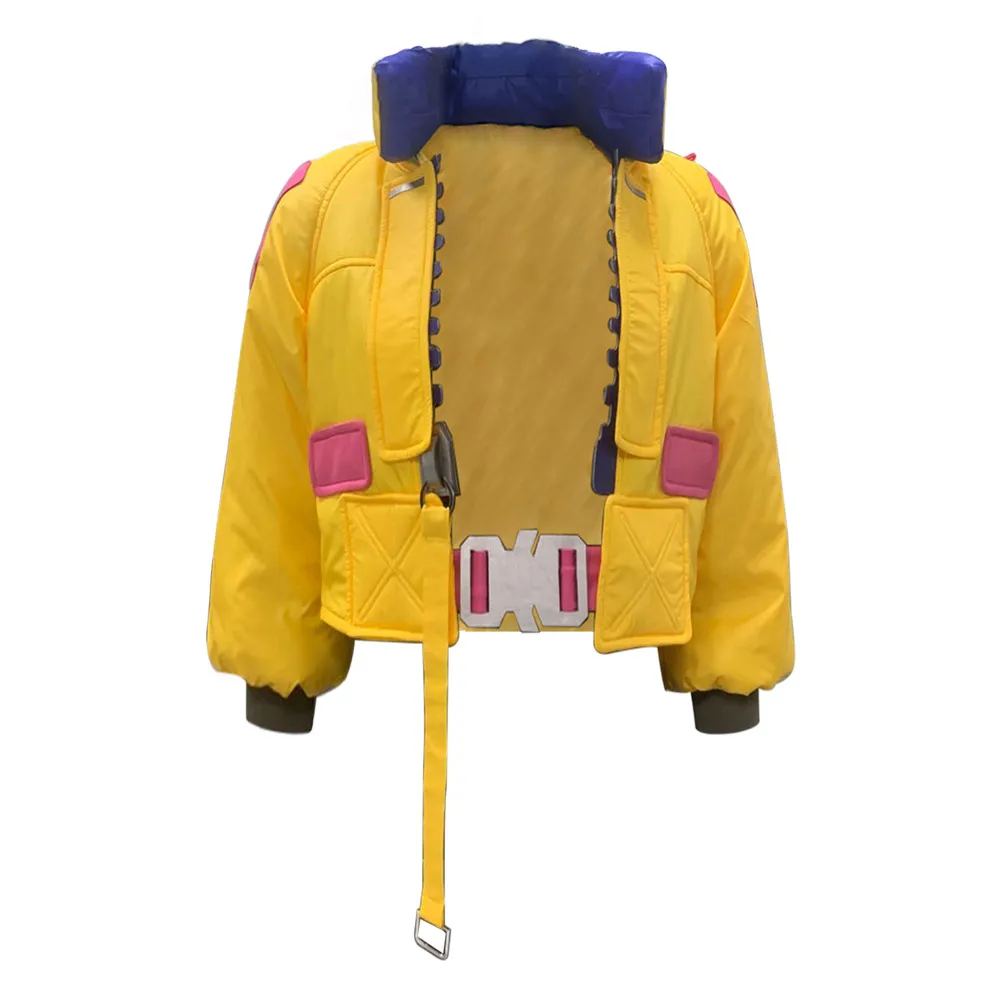 

Valorant Killjoy Fantasy Disguise Outfit Cosplay Costume Yellow Thick Coat Jacket Halloween Cosplay Killjoy Clothing