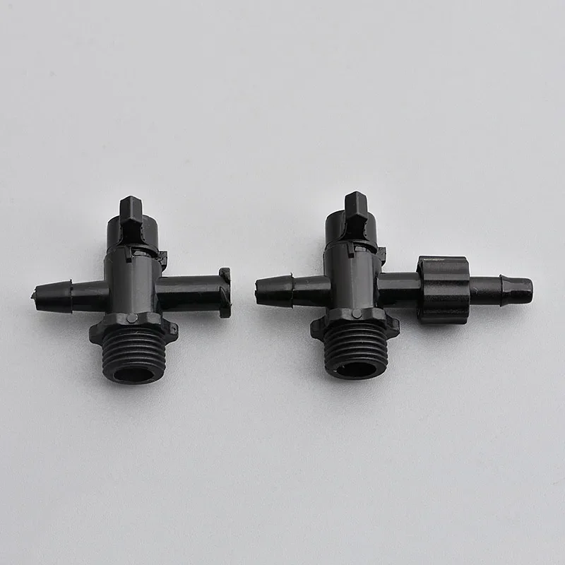 1PC Inkjet solvent UV printer three ways ink valve ink control switch manual valve 6*4mm connector