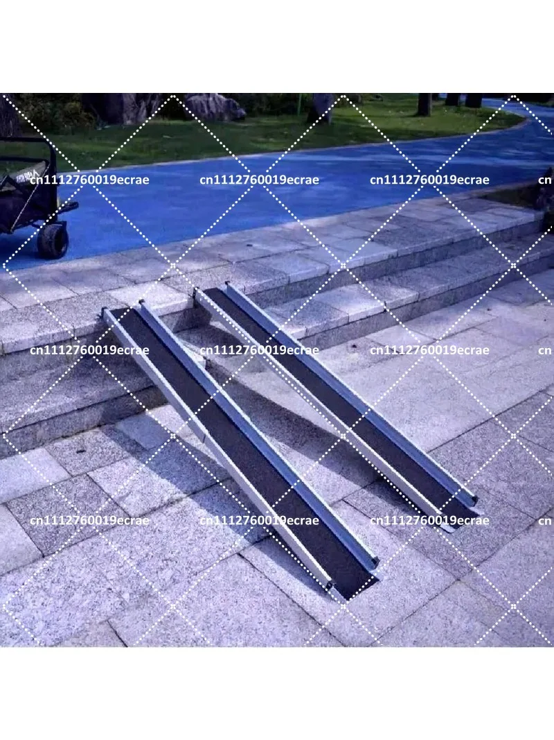 Portable Retractable Outdoor Cart Ramp Pad Wheelchair Accessible Ramp for Vehicle