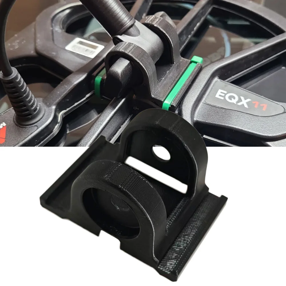 for Minelab Equinox 600/800 – 3D Printed Black PETG Coil Brace, Stiffener for 11 Inch with 2 Zip Ties