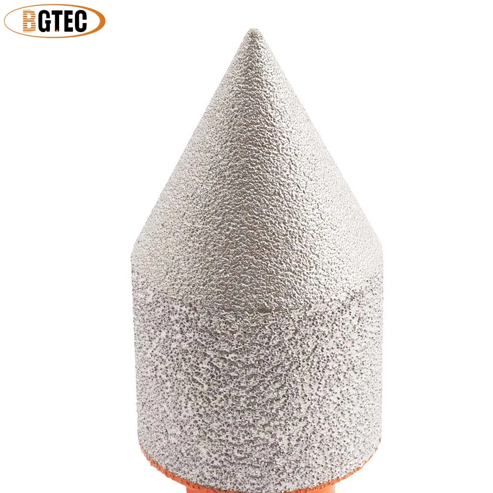 Алмазные наконечники BGTEC для шлифовки и снятия фаски, короны 2 в 1, полировка керамической мраморной плитки, М14 или 5/8 дюйма-11, инструмент для резьбы
