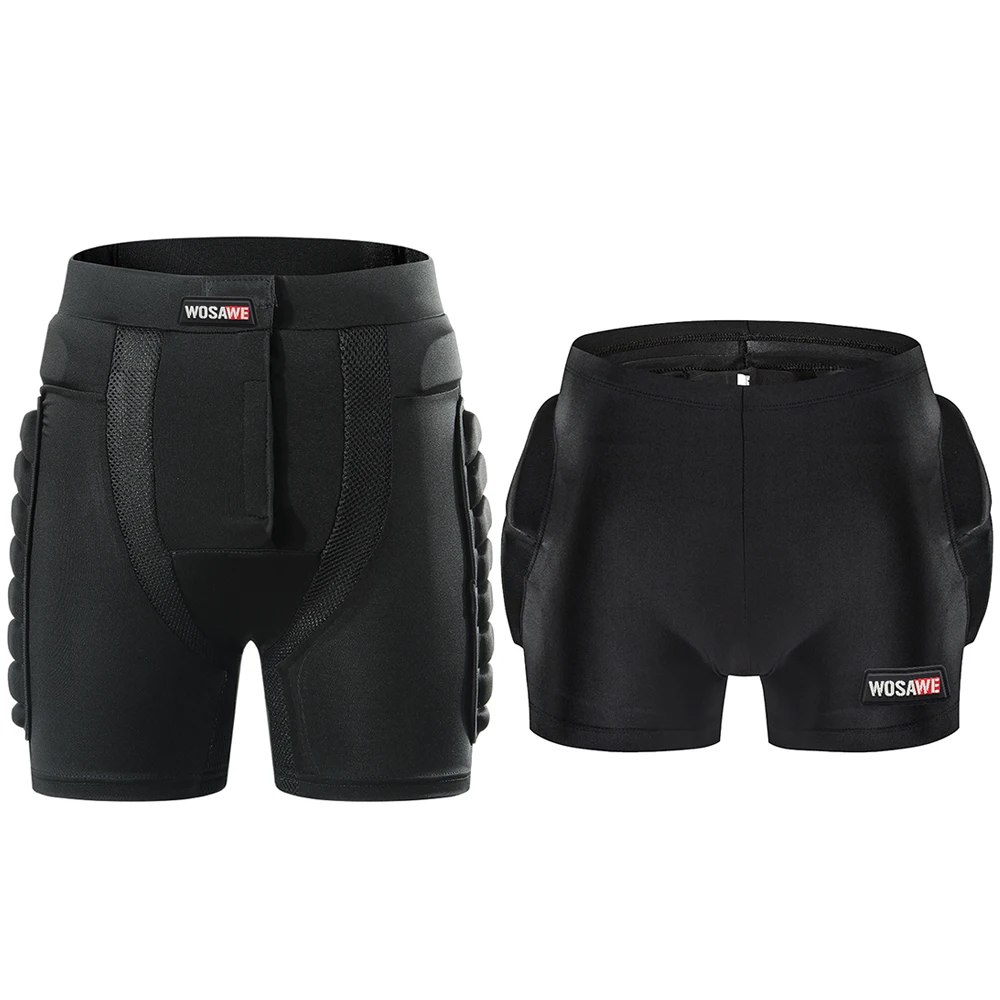 WOSAWE-Short de moto pour homme, femme et enfant, protection des hanches et des fesses, rembourré, pour skateboard, 506