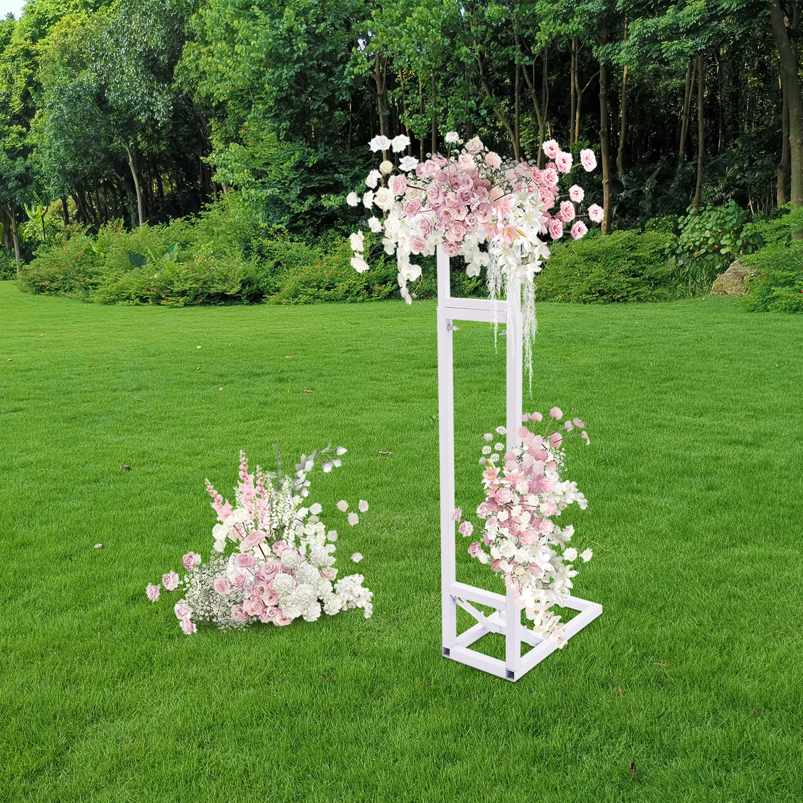 White Wedding Arch Stand, Rec - Wedding Balloon Arch recension och pris