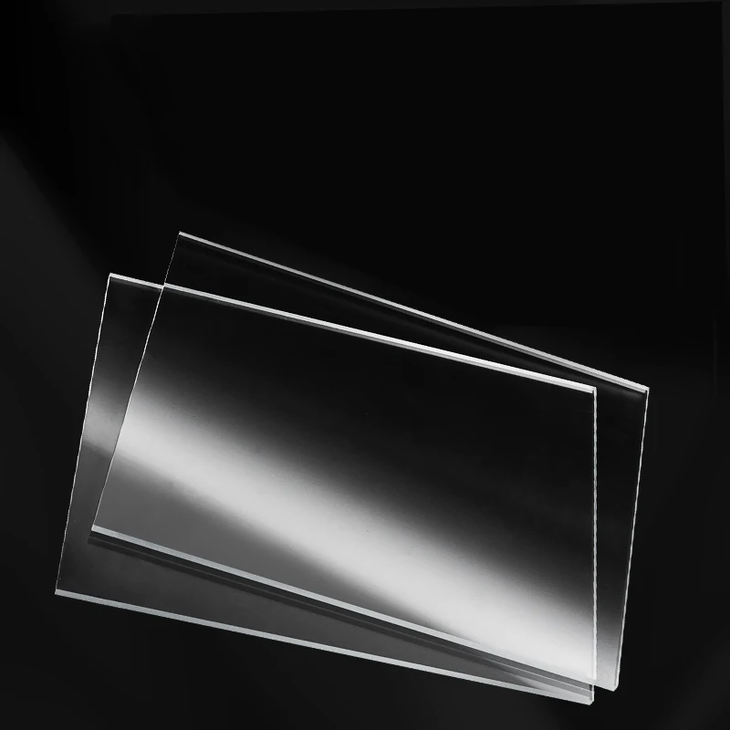 Imagem -02 - Placa Fina Transparente para Picture Frame Placa de Pvc Folha de Plástico Rígido Faça Você Mesmo Espessura 05 Mm4 mm 100 mm x 100 mm 200 mm x 200 mm 10 Pcs