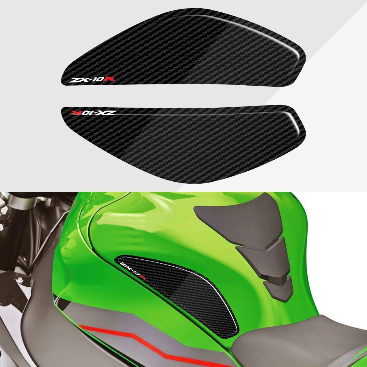 For KAWASAKI ZX10R ZX-10R ZX10 R 2011-2021 2020 2019 2018 2017 Motorcycle Accessorie Side Tank Pad Protection Knee Grip Traction