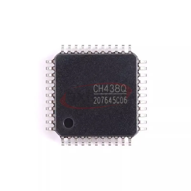 CH438Q CH438 SMD LQFP-44 10x10 8 Chip porta seriale UART IC