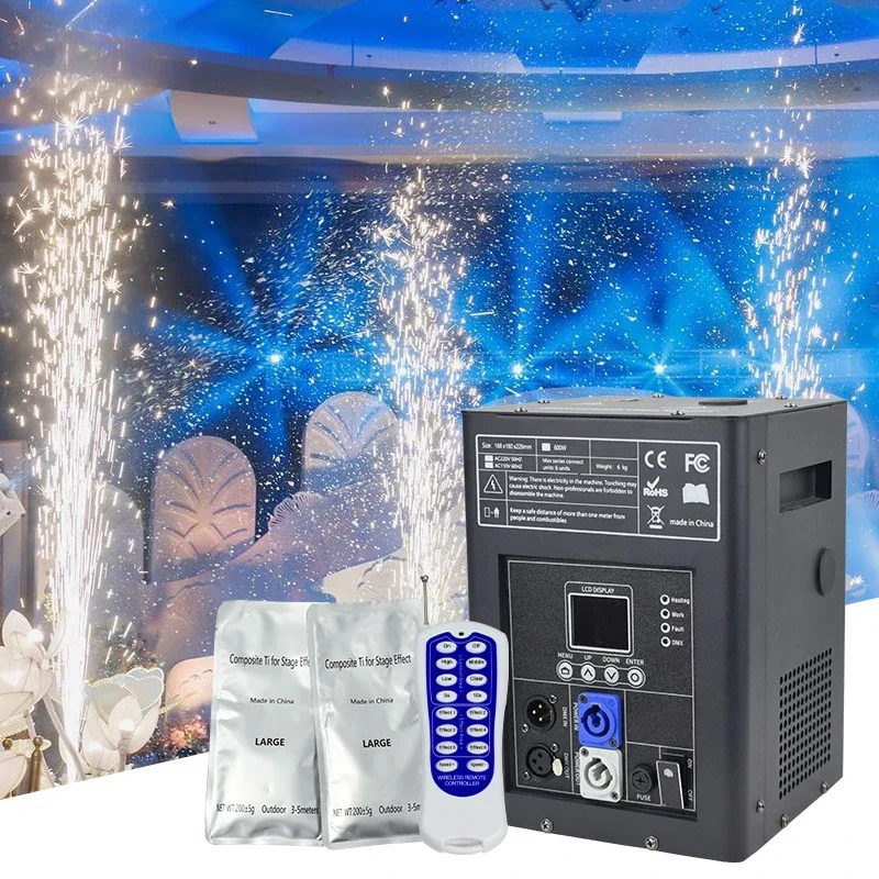 Dj Event 750w Cold Spark Machine Club Wedding Cold Fireworks Sparklers Machine For Wedding Stage