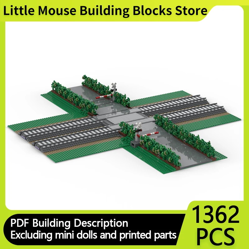 

Модель городской автомобиль MOC, строительные кирпичи, сельский уровень, пересекающая дорога, модульная технология, подарки, праздник, сборка, детские игрушки, костюм
