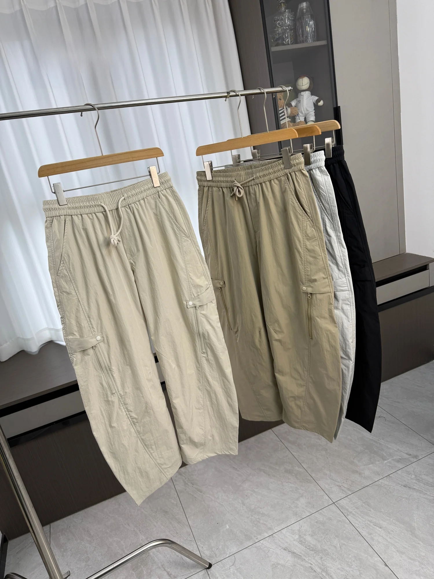 

Мужские свободные широкие брюки Instant Cool Qui Dry для активного отдыха, весенний сезон, универсальный цвет, удобная посадка