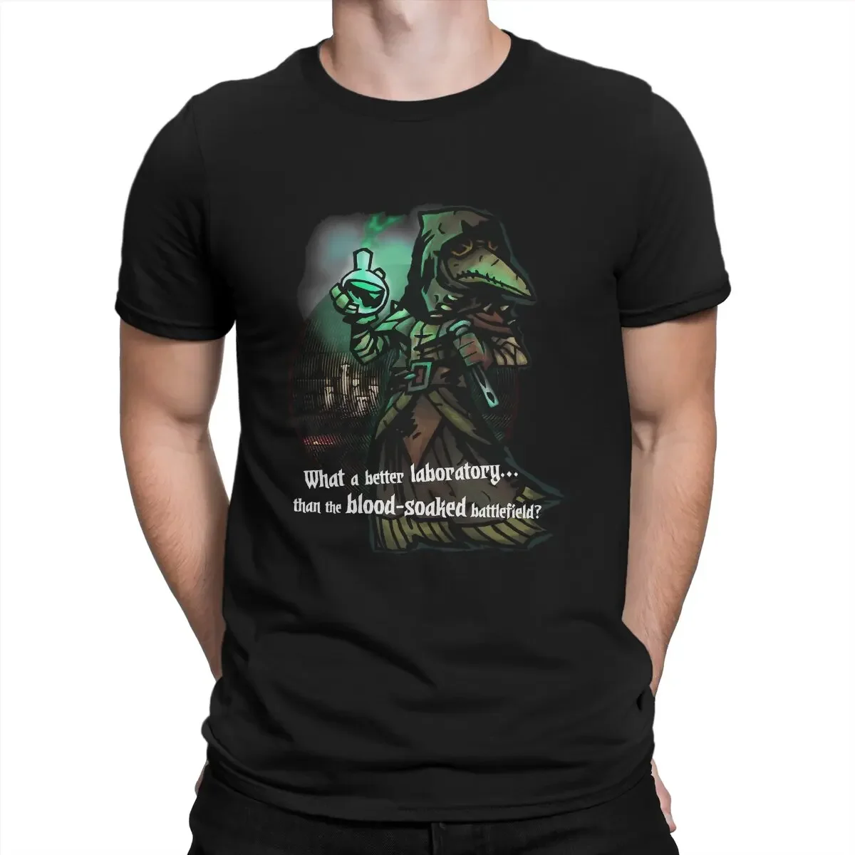 

Plague Doctor Men TShirt Darkest Dungeon O Neck Tops 100% Cotton T Shirt Humor Top Quality Birthday Gifts