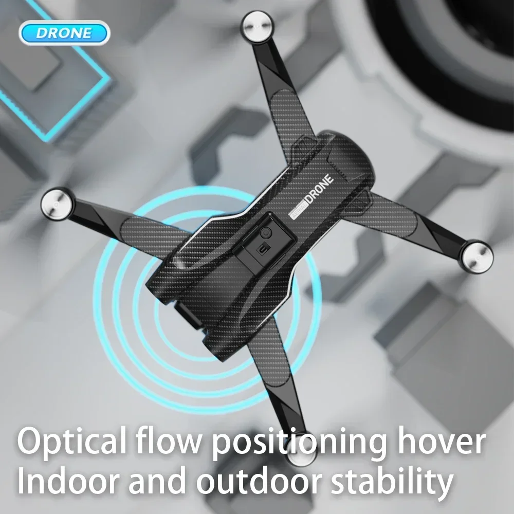 F167 6K Professional Aerial Drone HD Dual Camera LCD Screen Drone Brushless Foldable Quadcopter Optical Flow Positioning