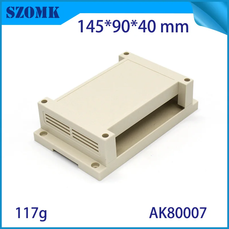 

4PCS/lot abs plastic din rail electronics box 145x90x40mm electric control box