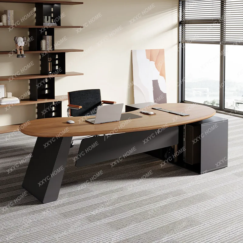 

Стол руководителя из массива дерева, кресло для начальника/менеджера, домашний офисный стол, средневековый офисный стол