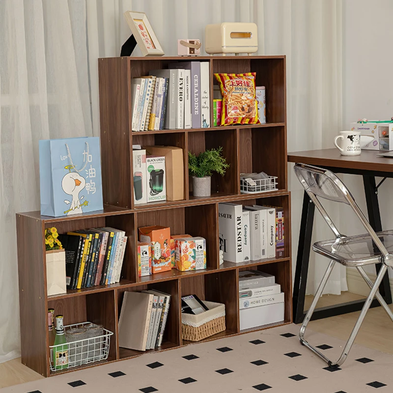 Closet Sideboards Bookcase Wooden Display Books Modern Bookcase Filing Corner Estantes De Almacenamiento Livingroom Furniture