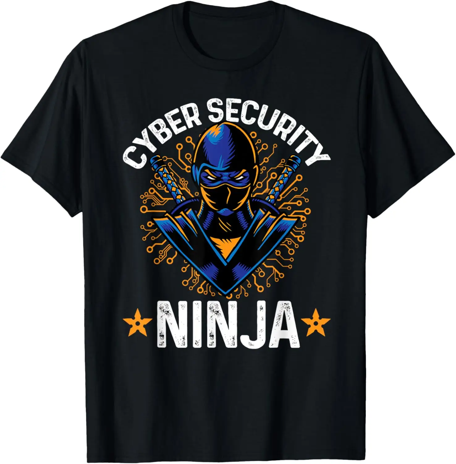 Cyber Security Ninja Computer Hacker Cryptography Hacking T-Shirt