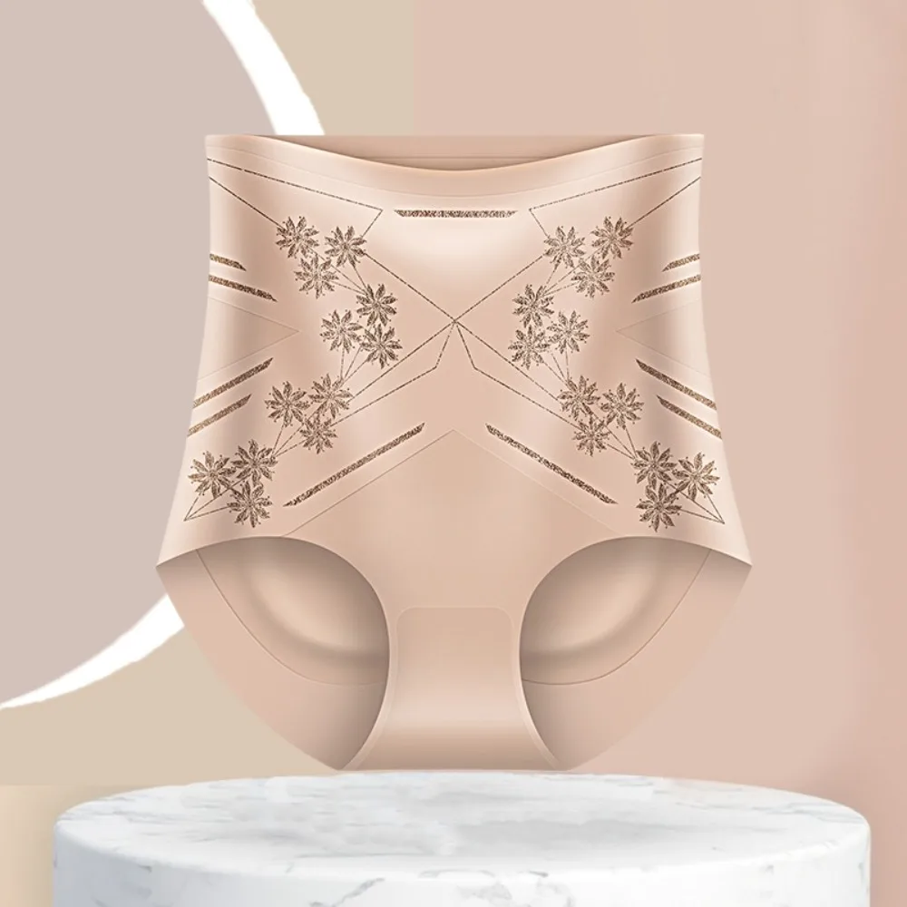 

High Waist Postpartum Body Shaper Bacteriostat Silk Crotch Shapewear Slimming Shapers Tummy Control Underwear Girdle Panties