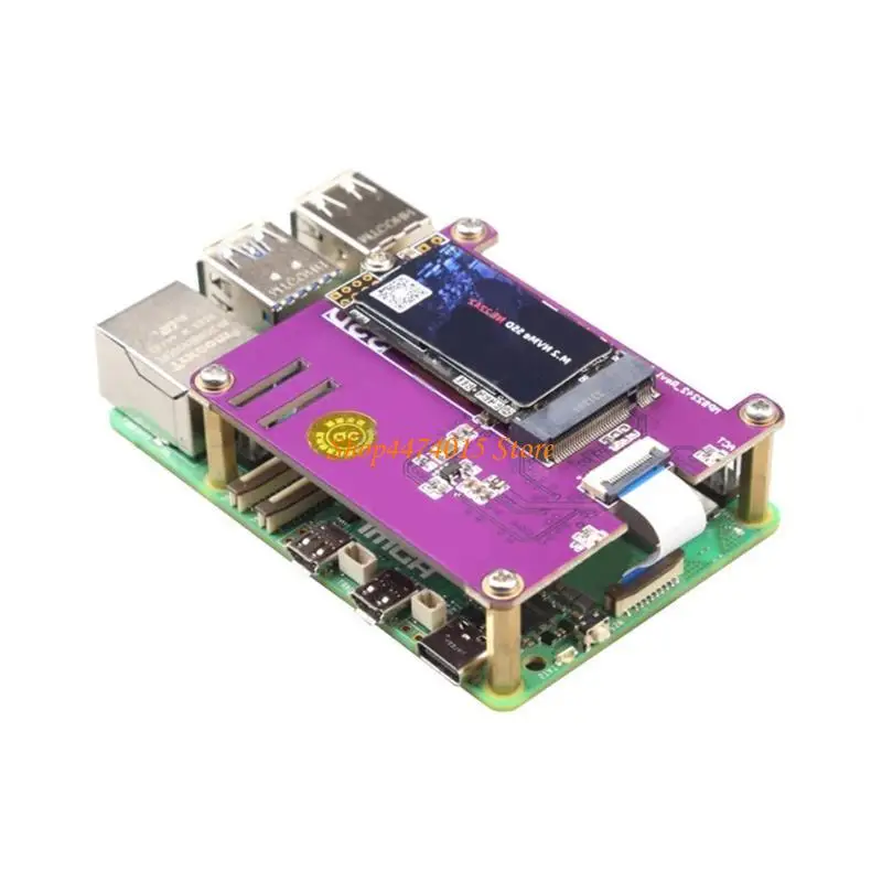 RPI 용 K1AA 5 PCIE M.2 NVME SSD 확장 보드 모자 PCIE에 M.2 NVME SSD 어댑터