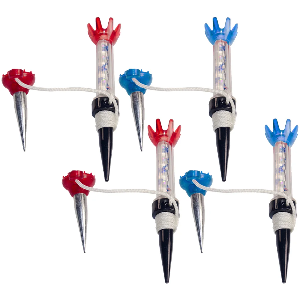 4 Pcs Golf Tee Tack Fixer Magnet Ball Course Supplies Accessories Stands Base Golfing Practice Golfs Tees