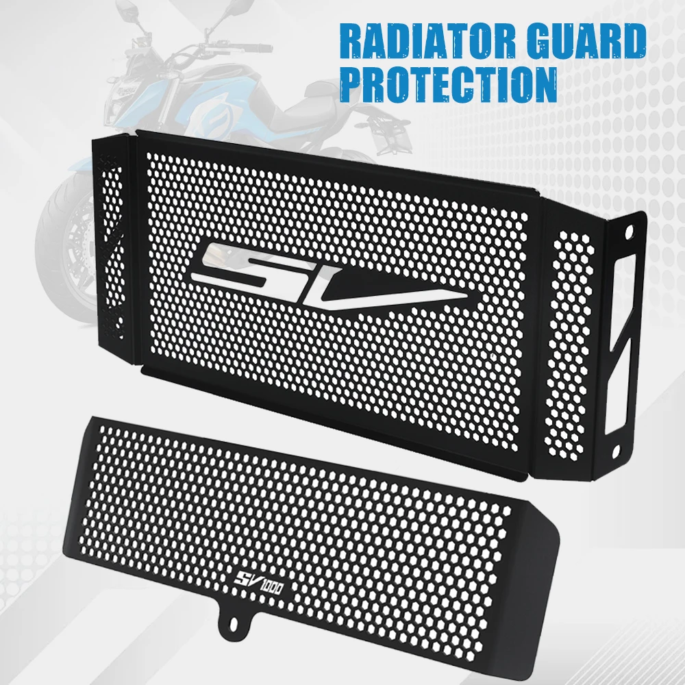 

CNC Radiator Grille Guard Cover Oil Cooler Protector For Suzuki SV1000 N/S SV 1000 2003 2004 2005 2006 2007 SV1000N SV1000S