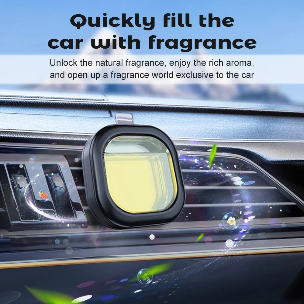 

Car Air Freshener Clips​​​​​ ​​Aromatherapy Diffuser​​ Adjustable Fragrance Outlet Decor Long Lasting Scent Vehicle Accessories