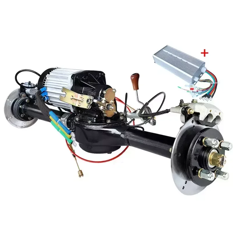 

Electric vehicle rear axle integral shift rear axle assembly disc brake with 60V 72V 1500