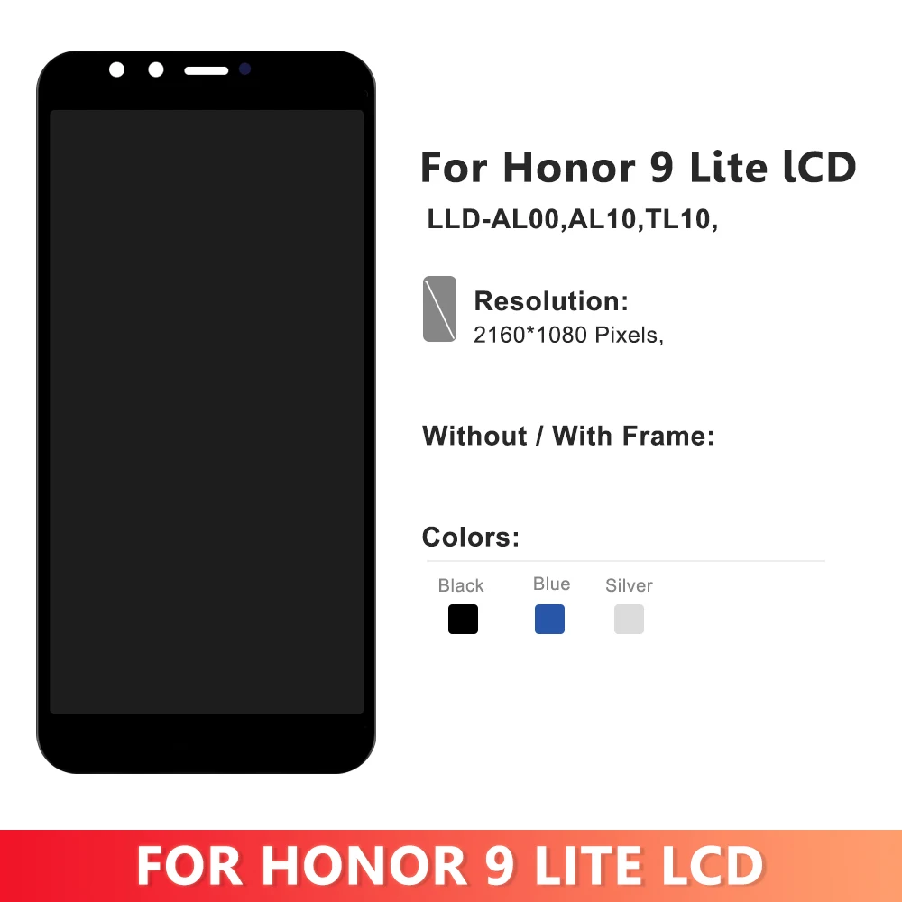 5.65\'\' For HUAWEI Honor 9 Lite LCD Display Touch Screen Digitizer Assembly Replacement For Honor 9 Lite LLD L31 L22