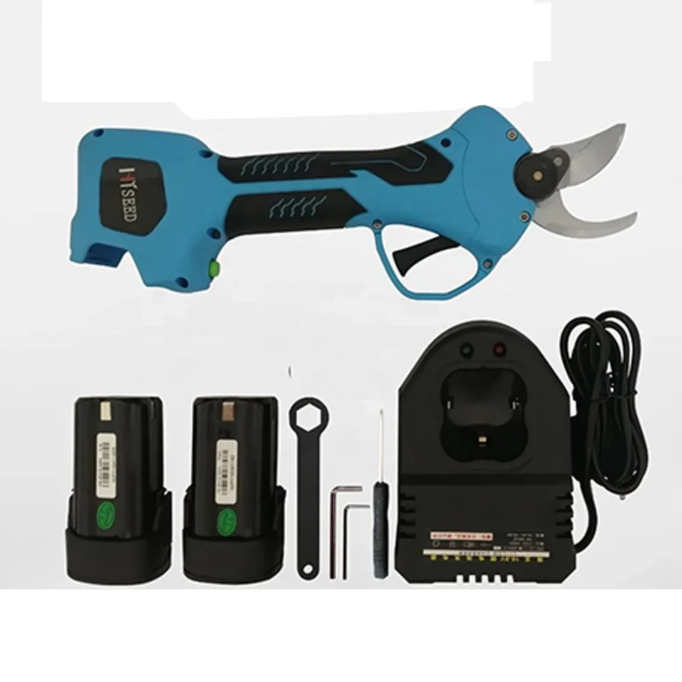 Lithium ion battery powered electric vineyards scissors electrical citrus pruning shears