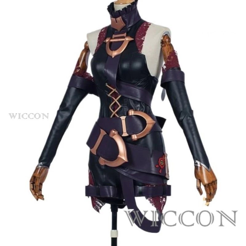 Anime Game LOL Briar Cosplay Costume, The Restrained Hunger, Vêtements, Uniforme, Vampires, Armes Artificielles Vivantes