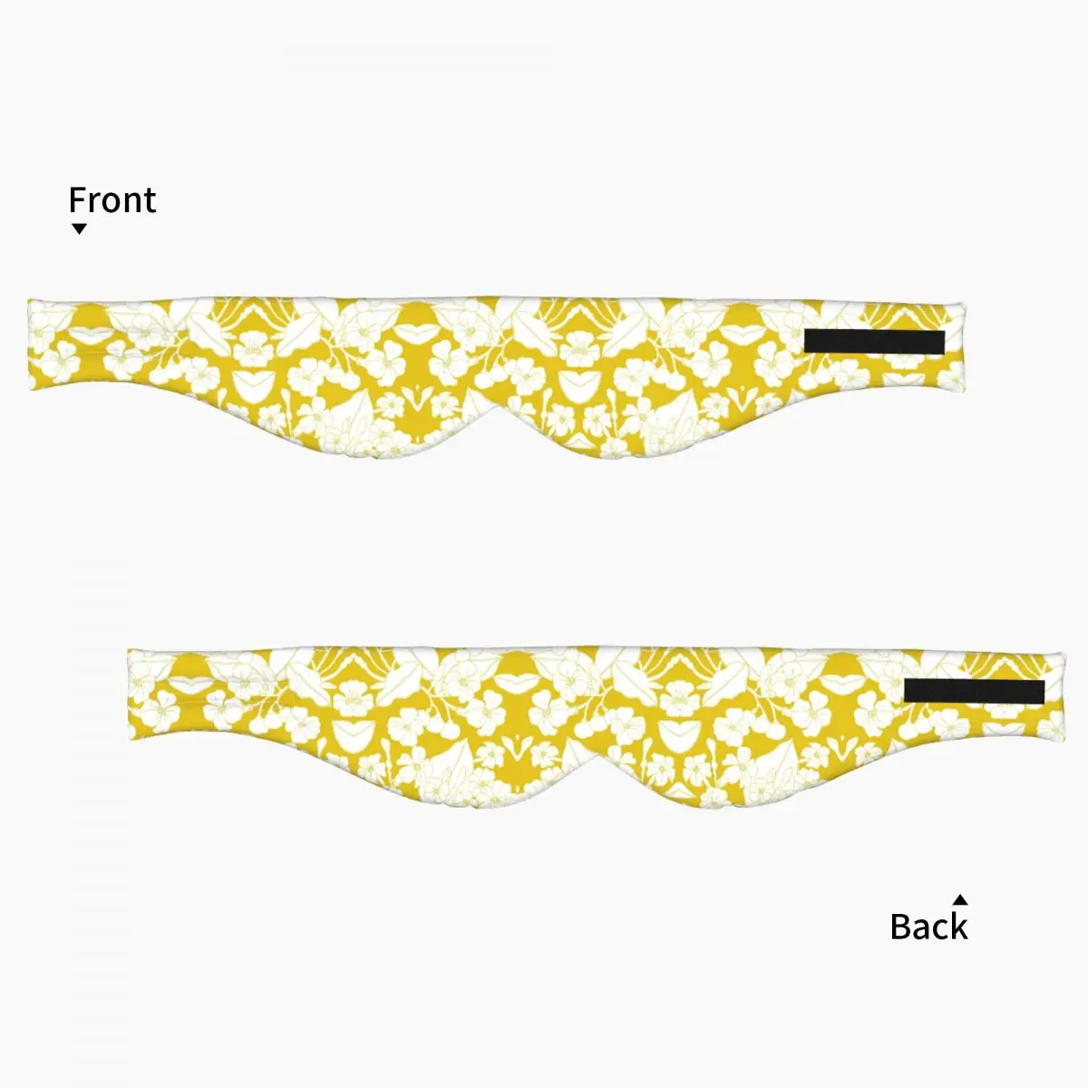 Hawaiian PuaKenikeni Fower sleep mask Light Blocking Portable Eye Cover for Girls Boys Travel Party Gift Eyeshade eyepatch view 3