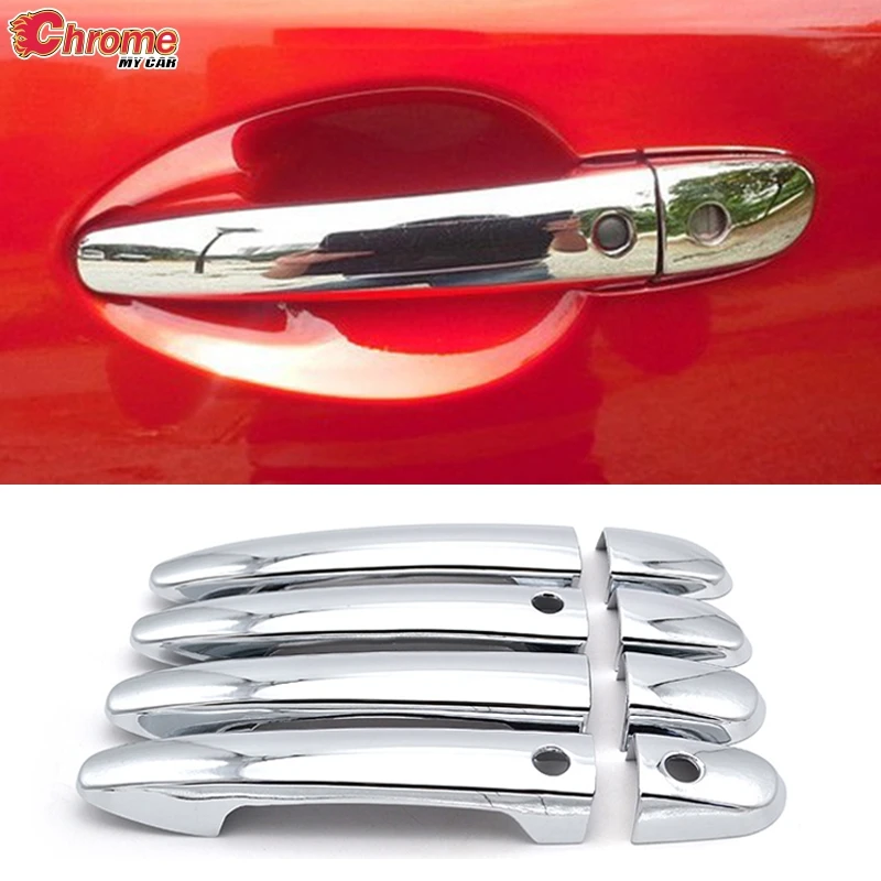 For Mazda 2 3 6 CX3 CX5 2013 2014 2015 2016 2017 2018 2019 2020 Chrome Door Handle Cover Trim Overlay Molding Keyless Entry Cars