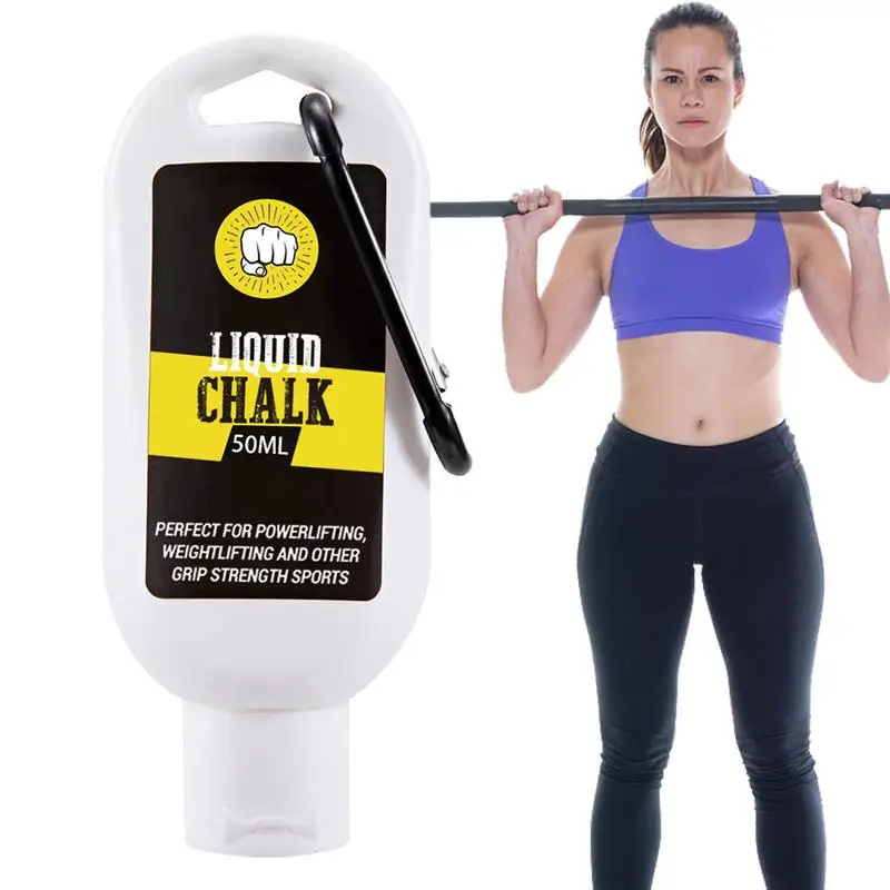 50ml/100ml Weightlifting Liquid Chalk Workout Chalk Anti-Slip Powder Liquid Gym Chalk Sweat-Resistant Lifting Chalk Powder