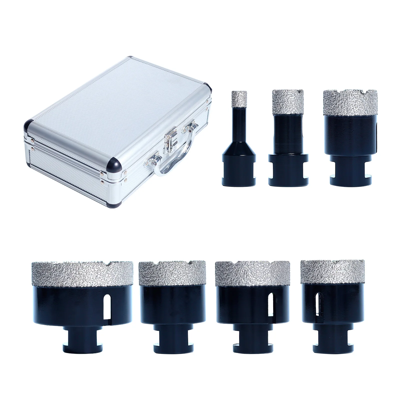 

Angle Grinder Hole Drill Reaming Drill M14 Brazing Hole Opener Set Diamond Stone Tile Punching