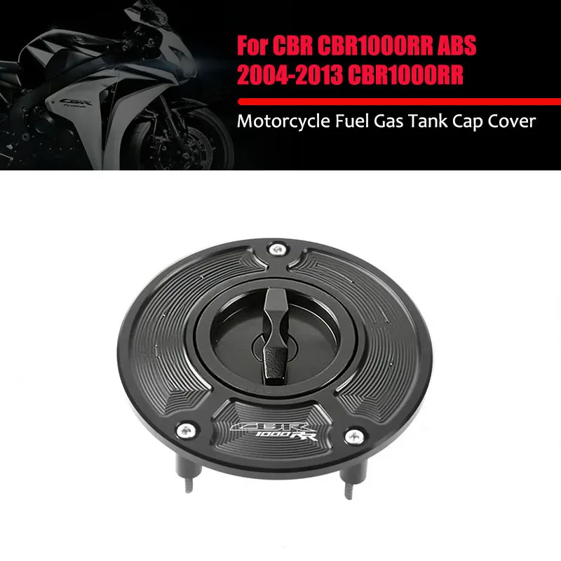 For HONDA CBR CBR1000RR ABS 2004-2013 CBR1000RR Motorcycle Fuel Tank Cap Quick Release Keyless Gas Tank Cover Accessories