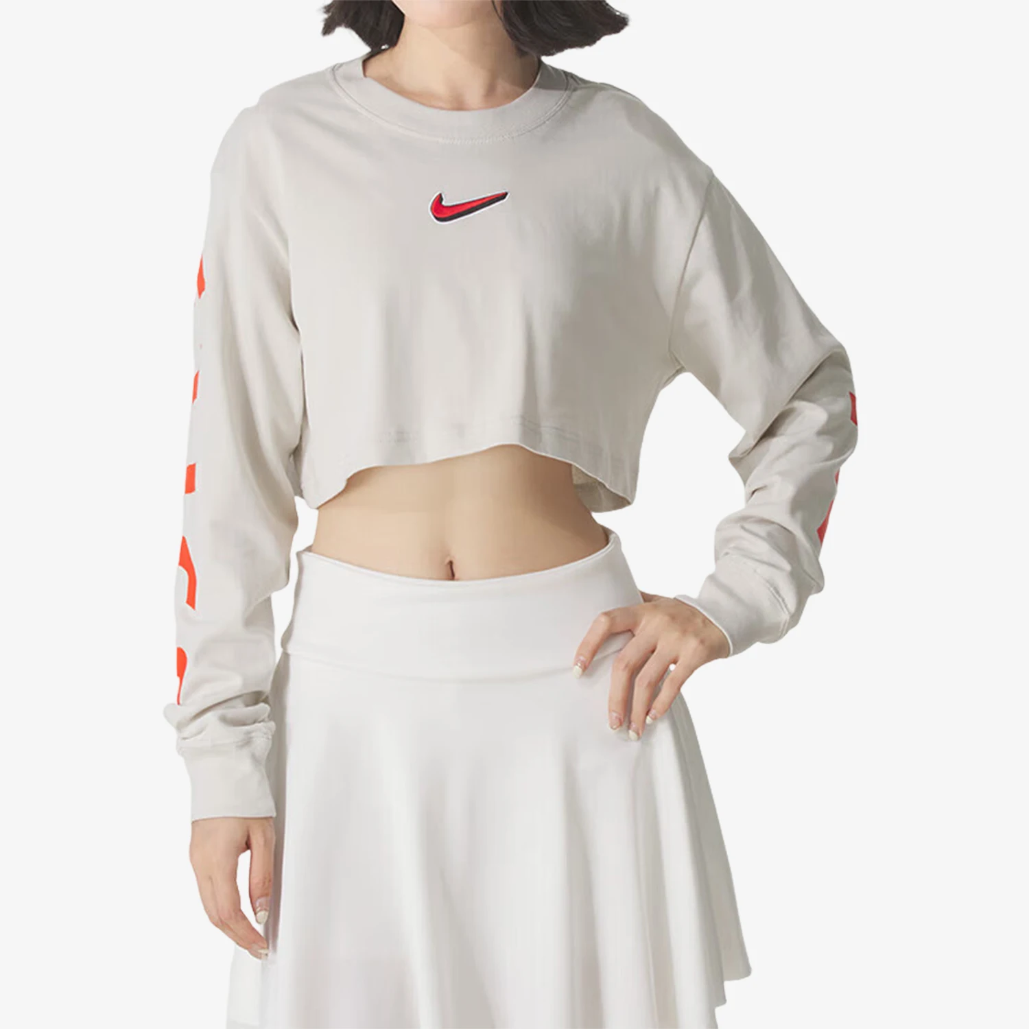 

Nike genuine 2025 Autumn Women's Sports Casual Breathable Long Sleeve T-Shirt HV5006-072