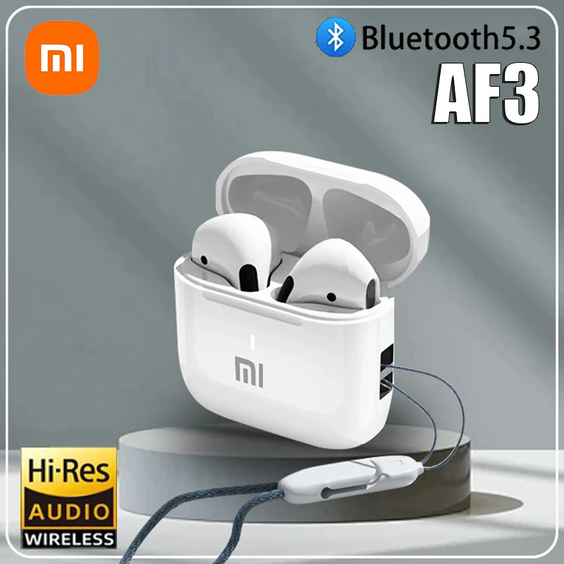 XIAOMI New AF3 Earbuds True Wireless Bluetooth5.3 Earphone HIFI Stereo Sound Headphone Sport Earbuds With Mic For Android iOS