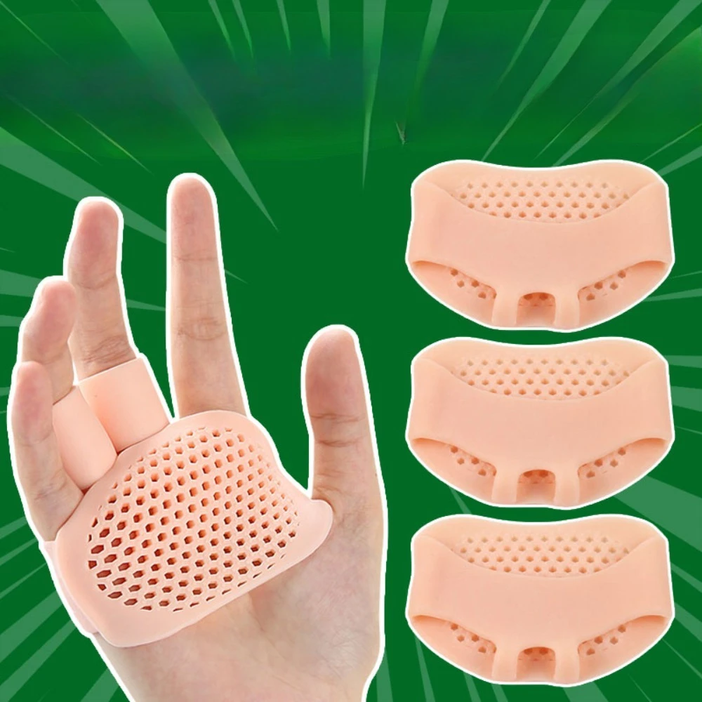 2개입 안티 글러브 피트니스 운동 요가 미끄럼 방지 전문가용 아이언 팜 보호 실리콘 장갑 손발 관리 도구