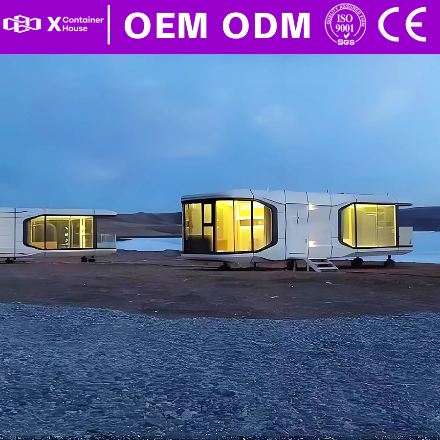 Garden Houses Prefabricated Portable House Modular Home Fireproof Space Capsule Home Factory Prefabrication Ready to Live Houses