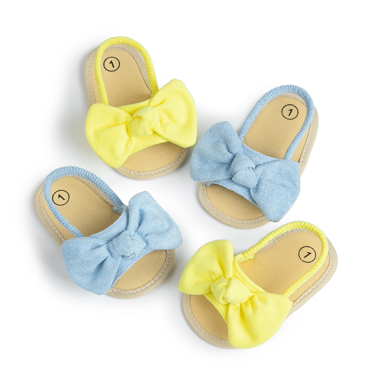 KIDSUN Baby Girl Boy Sandals Newborn Toddler First Walkers Shoes Summer Butterfly Beach Flat Sandals 5 Colors