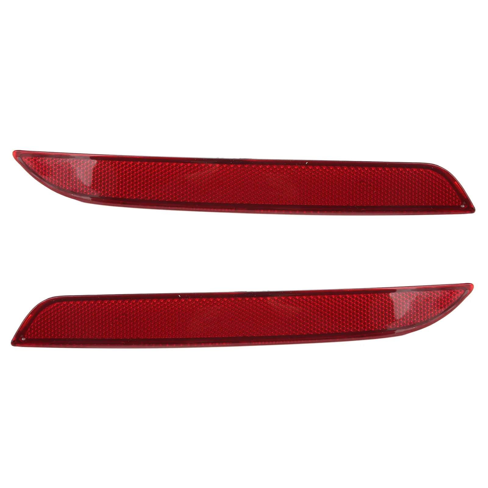 Rear Bumper Marker Reflector Rear Bumper Reflector Red High Visibility Professional ABS Plastic for F10 5 SERIES 2010‑2016