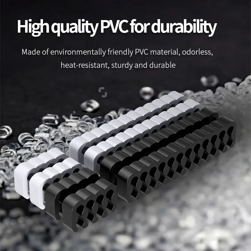 LDPCSJ 24PIN Cable Comb Computer Power Supply Module - Motherboard CPU Graphics Card Organizer Clamp for Neat Cabling