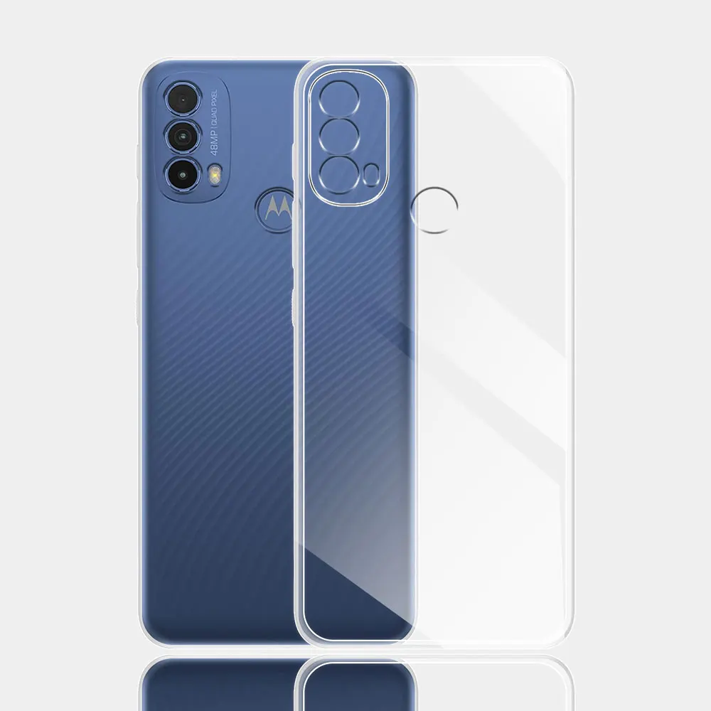 Funda de silicona transparente para Motorola Moto E20, carcasa suave de TPU para Moto E30, Moto E40, Coque a prueba de golpes para Lenovo K14 Plus