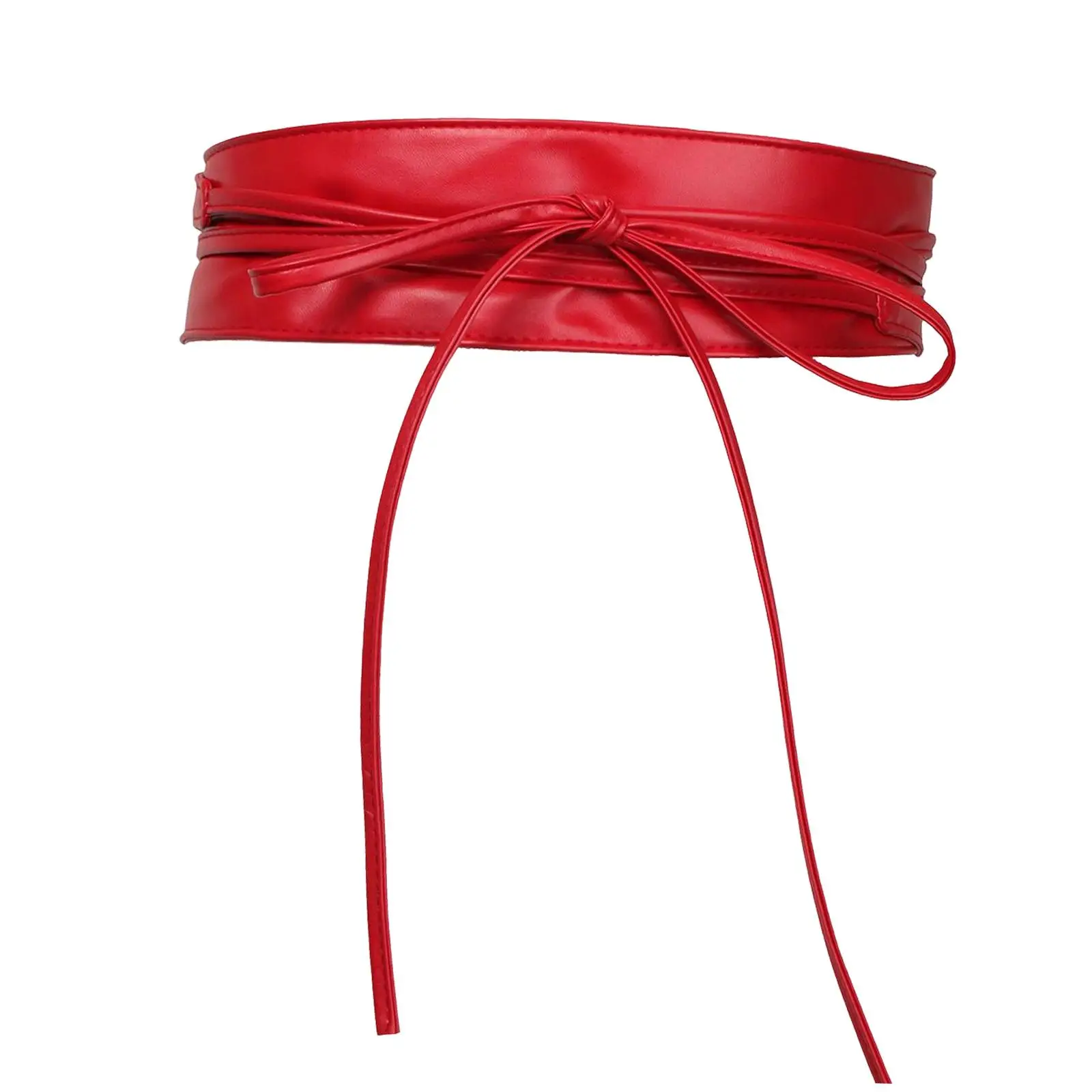 Wide Waist Belt, PU Leather Portable Decorative Durable for Dress Sundress Parties